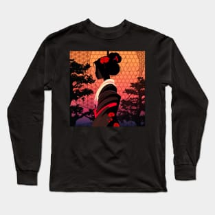 Silent Geisha Long Sleeve T-Shirt